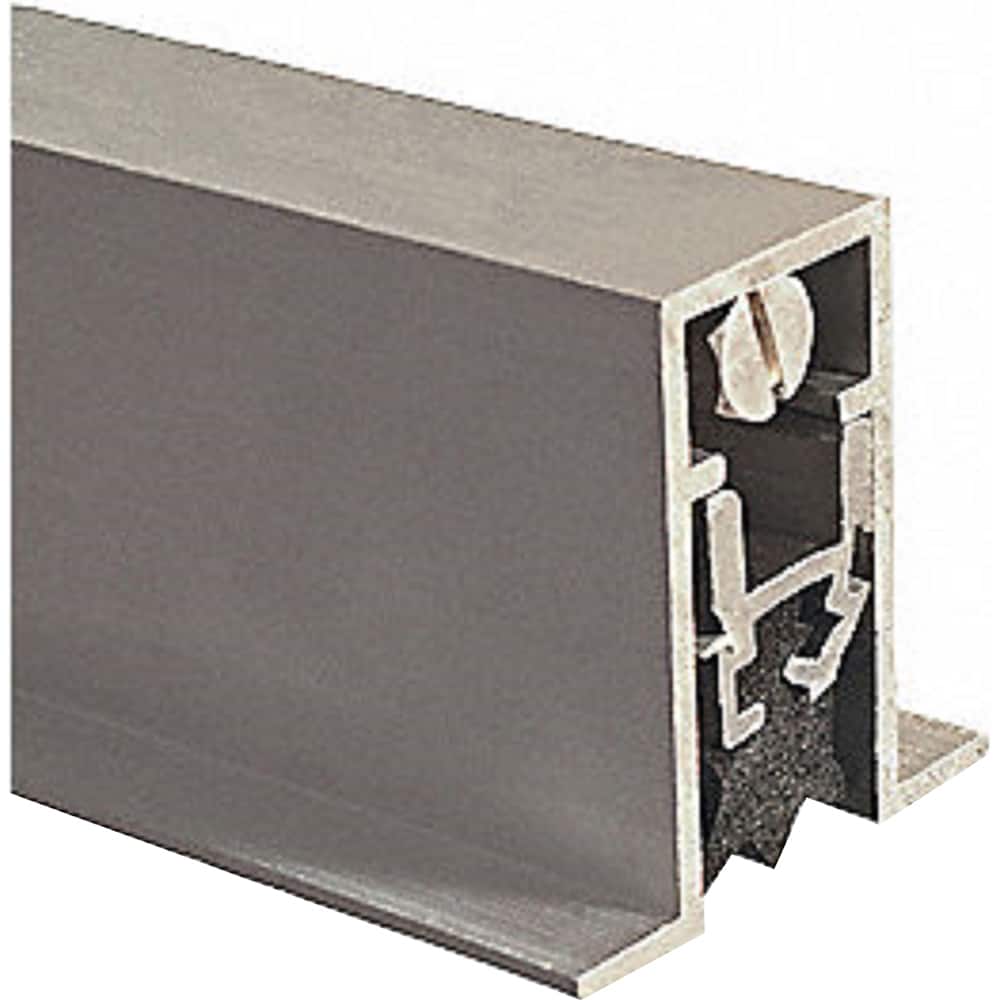 Pemko - Sweeps & Seals; Type: Full Mortise Automatic Door Bottom ; Width (Inch): 27/32 ; Finish/Coating: Mill Finish Aluminum ; Material: 6063-T6 Aluminum Alloy and Temper Retainer ; Back Strip Brush Width (Inch): 2 ; Bristle Length (Inch): 1.0000 - Exact Tooling