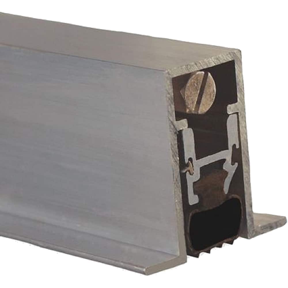 Pemko - Sweeps & Seals; Type: Full Mortise Automatic Door Bottom ; Width (Inch): 27/32 ; Finish/Coating: Mill Finish Aluminum ; Material: 6063-T6 Aluminum Alloy and Temper Retainer ; Back Strip Brush Width (Inch): 2 ; Bristle Length (Inch): 1.0000 - Exact Tooling