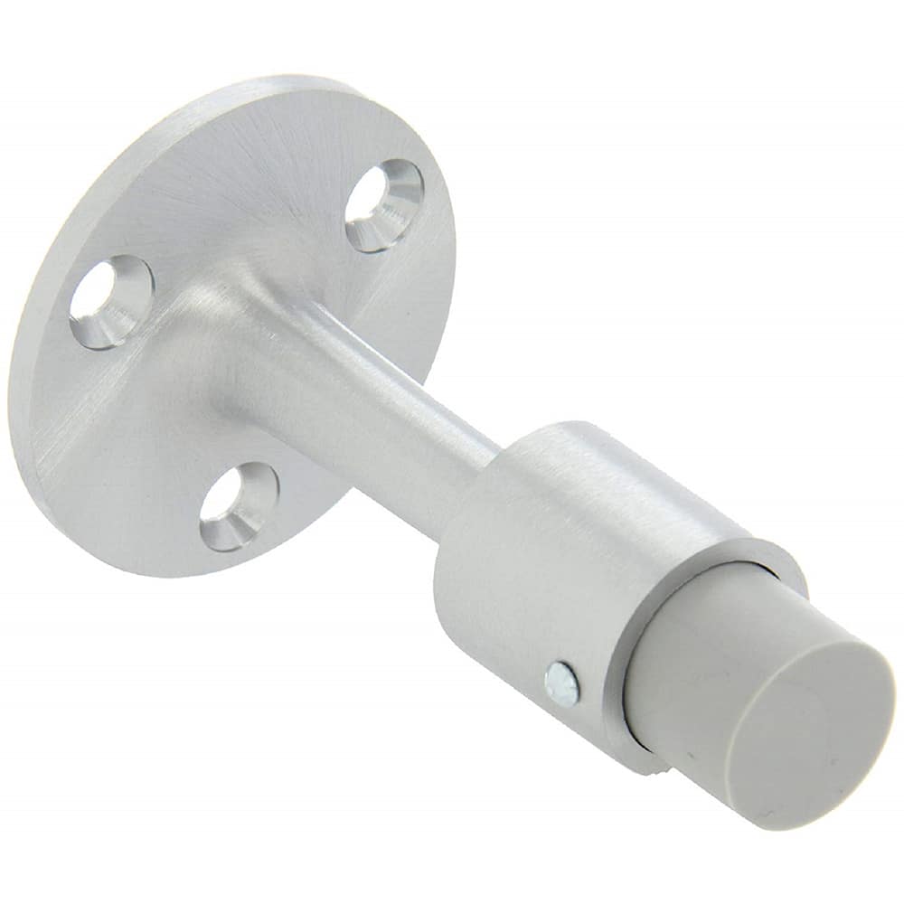 Rockwood - Stops; Type: Door Stop ; Finish/Coating: Satin Chrome ; Projection: 3-3/4 (Inch); Mount Type: Wall - Exact Tooling