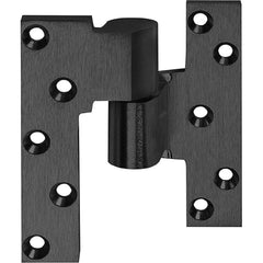 Rixson - Pivot Hinges; Finish/Coating: Oil Rubbed Bronze ; Material: Brass ; Type: Intermediate Regular Pivot ; Hand: Left Hand ; Leaf Height: 5 (Inch); Length (Inch): 4-1/4 - Exact Tooling