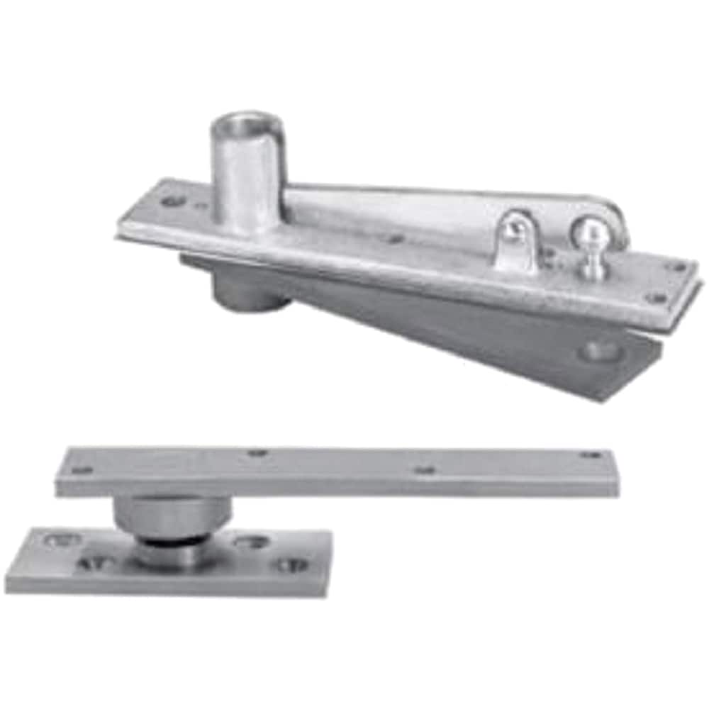 Rixson - Pivot Hinges; Finish/Coating: Satin Chrome ; Material: Brass ; Type: Center Hung Pivot ; Hand: Non-Handed ; Leaf Height: 7 (Inch); Length (Inch): 6-3/4 - Exact Tooling