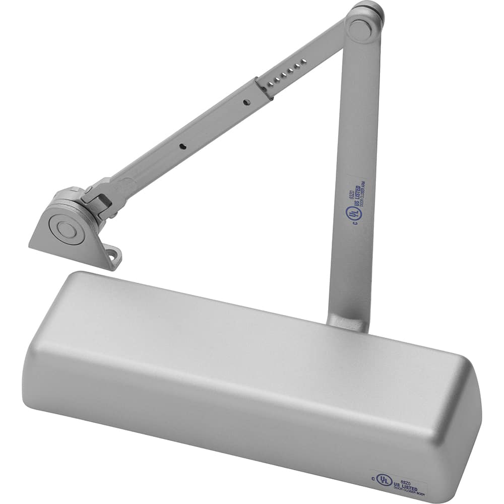 Yale - Manual Dampers; Closer Body Length: 12-1/4 (Inch); Finish/Coating: Aluminum Painted ; Door Thickness: 2-3/4 (Inch); Additional Information: Series: 5800 - Exact Tooling