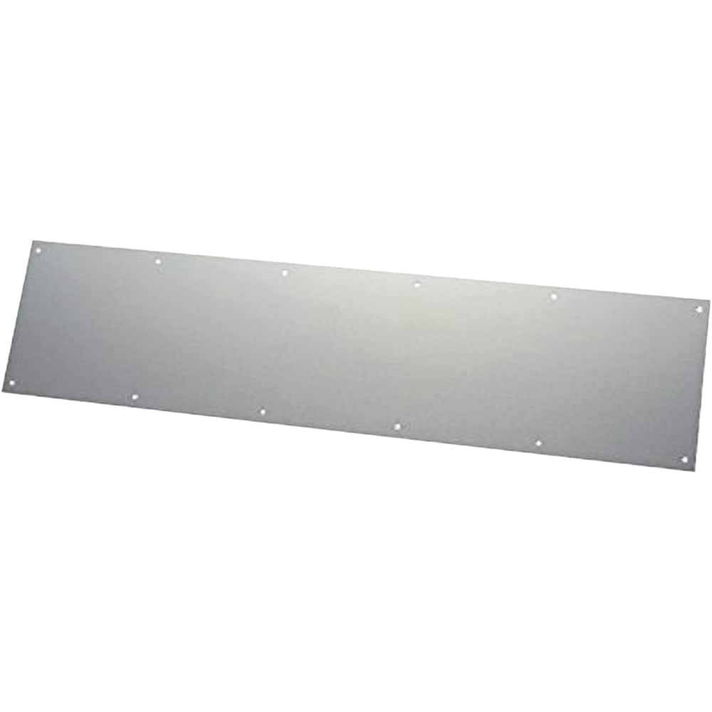 Rockwood - Kick Plates; Type: Kickplate ; Finish/Coating: Clear Anodized Aluminum ; Length (Inch): 34 - Exact Tooling