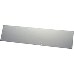 Rockwood - Kick Plates; Type: Kickplate ; Finish/Coating: Clear Anodized Aluminum ; Length (Inch): 34 - Exact Tooling