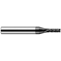 Harvey Tool - 3/16" Diam, 0.563" LOC, 3/16" Shank Diam, 9-Flute End Mill-End Diamond-Pattern Router Bit - Exact Tooling