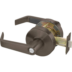 Yale - Lever Locksets; Door Thickness: 1-3/4 (Inch); Door Thickness: 1-3/4 ; Back Set: 2-3/4 (Inch); For Use With: Lavatory or Other Privacy Doors ; Finish/Coating: Oxidized Satin Dark Bronze (10B) ; Special Item Information: Privacy; Bedroom or Bath Loc - Exact Tooling