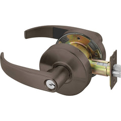 Yale - Lever Locksets; Door Thickness: 1-3/4 (Inch); Door Thickness: 1-3/4 ; Back Set: 2-3/4 (Inch); For Use With: Storeroom; Utility; Exit Doors ; Finish/Coating: Oxidized Satin Dark Bronze (10B) ; Cylinder Type: 6 Pin Para Keyway - Exact Tooling