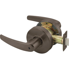 Yale - Lever Locksets; Door Thickness: 1-3/4 (Inch); Door Thickness: 1-3/4 ; Back Set: 2-3/4 (Inch); For Use With: Lavatory or Other Privacy Doors ; Finish/Coating: Oxidized Satin Dark Bronze (10B) ; Special Item Information: Privacy; Bedroom or Bath Loc - Exact Tooling