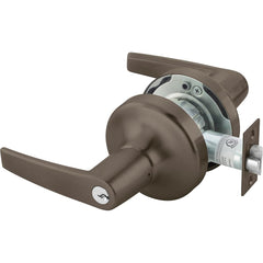 Yale - Lever Locksets; Door Thickness: 1-3/4 (Inch); Door Thickness: 1-3/4 ; Back Set: 2-3/4 (Inch); For Use With: Storeroom; Utility; Exit Doors ; Finish/Coating: Oxidized Satin Dark Bronze (10B) ; Cylinder Type: 6 Pin Para Keyway - Exact Tooling