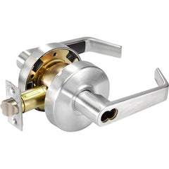 Yale - Lever Locksets; Door Thickness: 1-3/4 (Inch); Door Thickness: 1-3/4 ; Back Set: 2-3/4 (Inch); For Use With: Classroom or Utility Room Doors ; Finish/Coating: Satin Chrome ; Cylinder Type: 6 or 7-Pin SFIC; Less Core - Exact Tooling