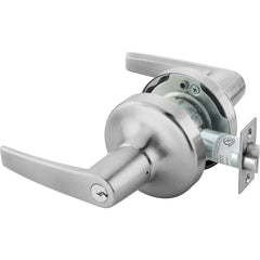Yale - Lever Locksets; Door Thickness: 1-3/4 (Inch); Door Thickness: 1-3/4 ; Back Set: 2-3/4 (Inch); For Use With: Entrance or Office Doors ; Finish/Coating: Satin Chrome ; Cylinder Type: 6 Pin Para Keyway - Exact Tooling