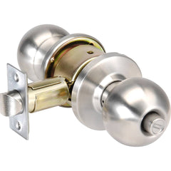 Yale - Lever Locksets; Door Thickness: 1-3/4 (Inch); Door Thickness: 1-3/4 ; Back Set: 2-3/4 (Inch); For Use With: Lavatory or Other Privacy Doors ; Finish/Coating: Satin Stainless Steel ; Special Item Information: Privacy; Bedroom or Bath Lock Function - Exact Tooling