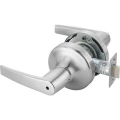 Yale - Lever Locksets; Door Thickness: 1-3/4 (Inch); Door Thickness: 1-3/4 ; Back Set: 2-3/4 (Inch); For Use With: Entrance; General Home or Office Doors ; Finish/Coating: Satin Chrome ; Cylinder Type: 6 Pin Schlage C Keway, Keyed - Exact Tooling