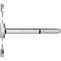 Yale - Vertical Bars; Type: Surface Vertical Rod Exit Device ; Rating: Fire Rated ; Hand: RHR ; Finish/Coating: Satin Stainless Steel ; Minimum Door Width: 30 (Inch); Maximum Door Width: 36.000 (Inch) - Exact Tooling