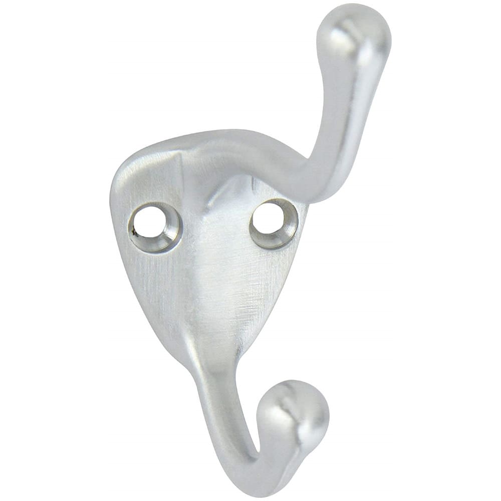 Rockwood - Coat & Hat Hooks; Type: Double Coat and Hat Hook ; Projection: 3-1/8 (Inch); Finish/Coating: Satin Chrome - Exact Tooling