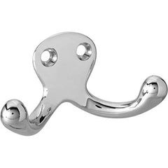 Rockwood - Coat & Hat Hooks; Type: Double Coat and Hat Hook ; Projection: 1-1/8 (Inch); Finish/Coating: Satin Chrome - Exact Tooling