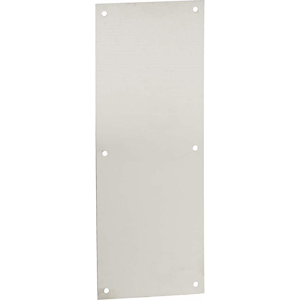 Rockwood - Push Plates; Type: Push Plate ; Overall Length (Inch): 16 ; Finish/Coating: Satin Stainless Steel - Exact Tooling