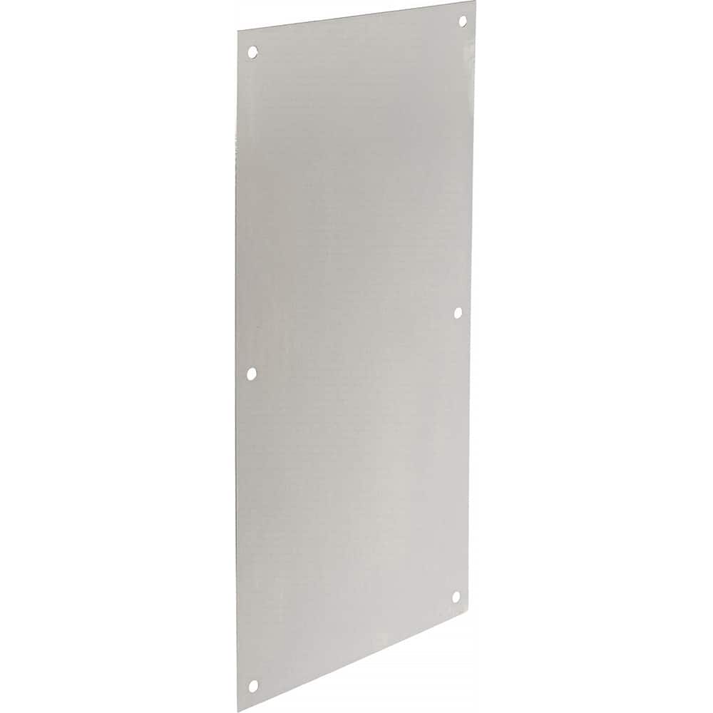 Rockwood - Push Plates; Type: Push Plate ; Overall Length (Inch): 16 ; Finish/Coating: Satin Stainless Steel - Exact Tooling