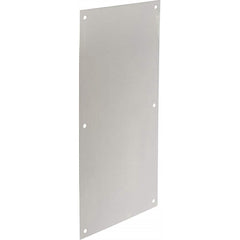 Rockwood - Push Plates; Type: Push Plate ; Overall Length (Inch): 16 ; Finish/Coating: Satin Stainless Steel - Exact Tooling