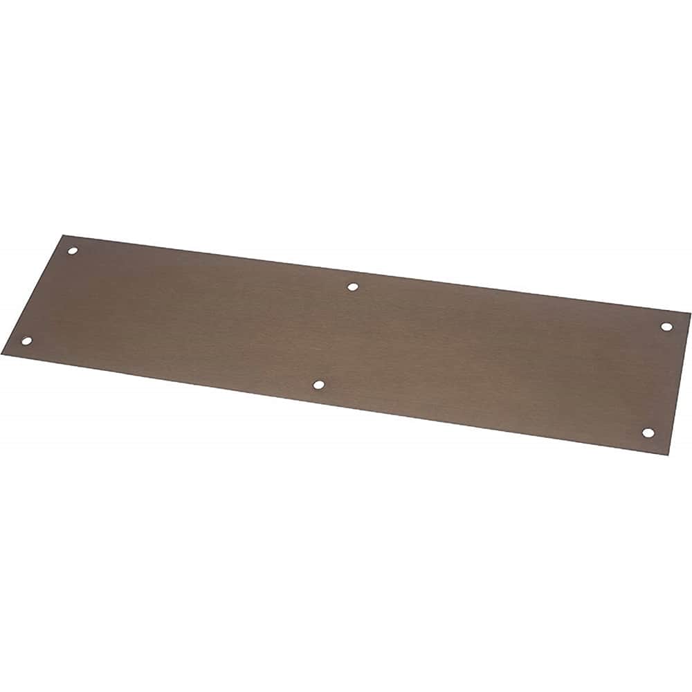 Rockwood - Push Plates; Type: Push Plate ; Overall Length (Inch): 16 ; Finish/Coating: Oil Rubbed Bronze - Exact Tooling