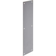 Rockwood - Push Plates; Type: Push Plate ; Overall Length (Inch): 16 ; Finish/Coating: Satin Chrome; Brass - Exact Tooling