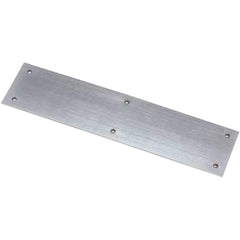 Rockwood - Push Plates; Type: Push Plate ; Overall Length (Inch): 15 ; Finish/Coating: Clear Anodized Aluminum - Exact Tooling