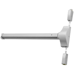 Yale - Vertical Bars; Type: Surface Vertical Rod Exit Device ; Rating: Non Fire Rated ; Hand: RH field reversible ; Finish/Coating: Aluminum Painted ; Minimum Door Width: 30 (Inch); Maximum Door Width: 36.000 (Inch) - Exact Tooling