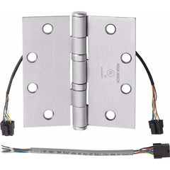 Yale - Commercial Hinges; Length (Inch): 4-1/2 ; Thickness (Decimal Inch): 0.1340 ; Number of Knuckles: 5.000 ; Stanley Finish Code: US26D ; Finish/Coating: US26D ; Box Quantity: 3 - Exact Tooling