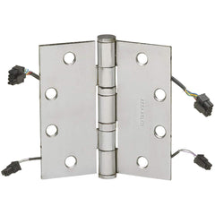Yale - Commercial Hinges; Length (Inch): 4-1/2 ; Thickness (Decimal Inch): 0.1340 ; Number of Knuckles: 5.000 ; Stanley Finish Code: US26D ; Finish/Coating: US26D ; Box Quantity: 3 - Exact Tooling
