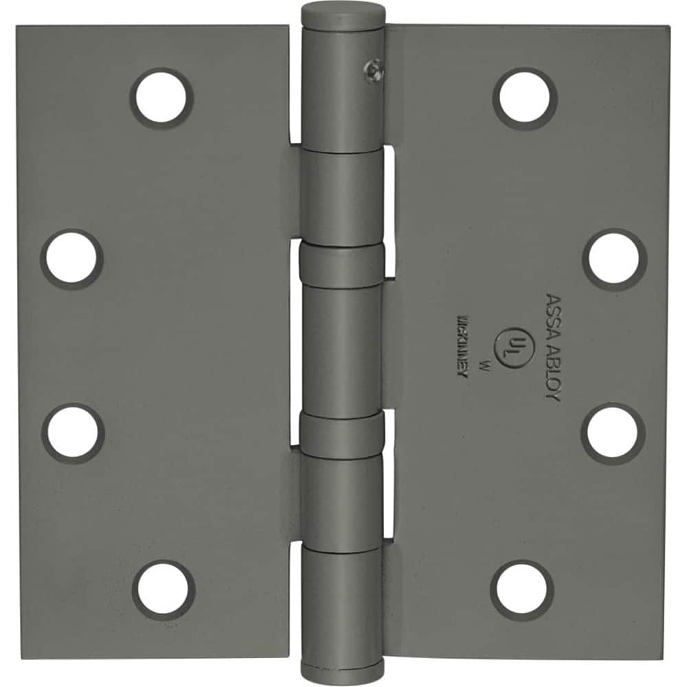 Yale - Commercial Hinges; Length (Inch): 4-1/2 ; Thickness (Decimal Inch): 0.1340 ; Number of Knuckles: 5.000 ; Stanley Finish Code: USP ; Finish/Coating: USP ; Box Quantity: 3 - Exact Tooling
