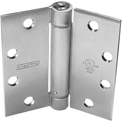 Yale - Commercial Hinges; Length (Inch): 4-1/2 ; Thickness (Decimal Inch): 0.1340 ; Number of Knuckles: 5.000 ; Stanley Finish Code: US26D ; Finish/Coating: US26D ; Box Quantity: 3 - Exact Tooling