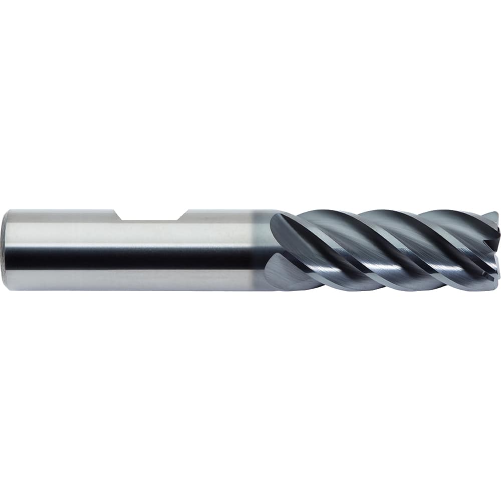 M.A. Ford - Corner Radius & Corner Chamfer End Mills; Mill Diameter (Inch): 3/8 ; Mill Diameter (Decimal Inch): 0.3750 ; End Type: Corner Radius ; Corner Radius (Inch): 0.015 ; Corner Radius (Decimal Inch): 0.015 ; Number of Flutes: 5 - Exact Tooling