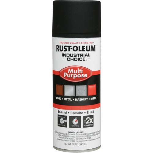 1600 Multi-Purpose Ultra-Flat Black Spray Paint - Exact Tooling