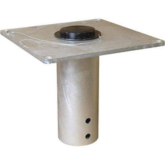 THERN - Davit Crane Bases Base Type: Pedestal Base Finish/Coating: Galvanized - Exact Tooling