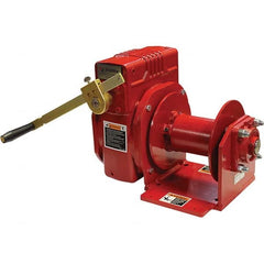 THERN - Winches Type: Worm Gear Hand Winch Line Pull Capacity (Lb.): 4,000 - Exact Tooling