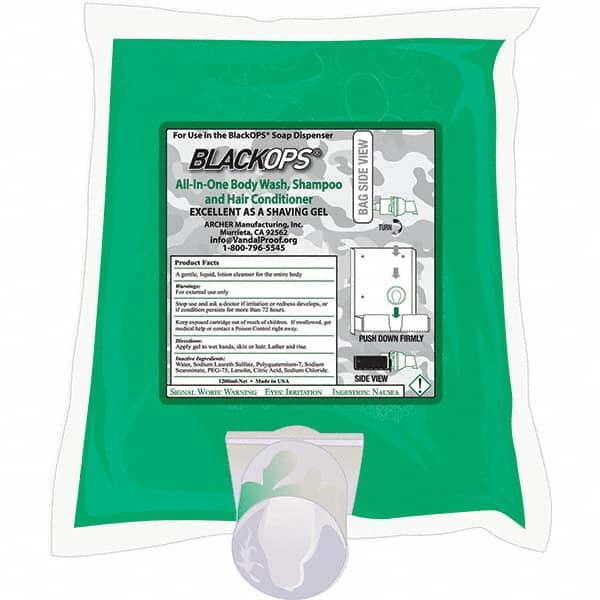 BlackOps - Shampoo & Body Wash Type: Hair & Body Wash Container Type: Cartridge - Exact Tooling