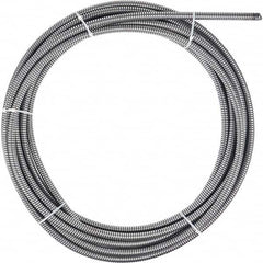 Milwaukee Tool - Drain Cleaning Machine Cables; Length (Feet): 100 ; Diameter (Inch): 3/4 ; For Use With Machines: Milwaukee Drain Cleaning Tools ; Cable Type: Inner Core ; For Minimum Pipe Size: 4 (Inch); For Maximum Pipe Size: 8 (Inch) - Exact Tooling