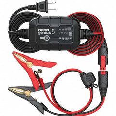 Noco - Automotive Battery Chargers & Jump Starters; Type: Automatic Charger/Maintainer ; Amperage Rating: 5.0 ; Starter Amperage: 0.5 ; Voltage: 100-240 VAC ; Battery Size Group: 6 and 12 Volt - Exact Tooling