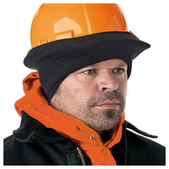 6810 Black Stretch Cap-Half Style - Exact Tooling