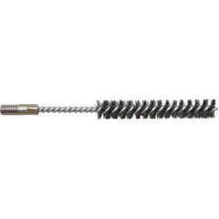 DeWALT Anchors & Fasteners - Tube Brushes; Brush Diameter (Decimal Inch): 1.122 ; Fill Material: Stainless Steel ; Filament/Wire Diameter (Decimal Inch): 0.0060 ; Brush Length (Inch): 3.1500 ; Brush Type: Helical ; Spiral Type: Single Spiral - Exact Tooling