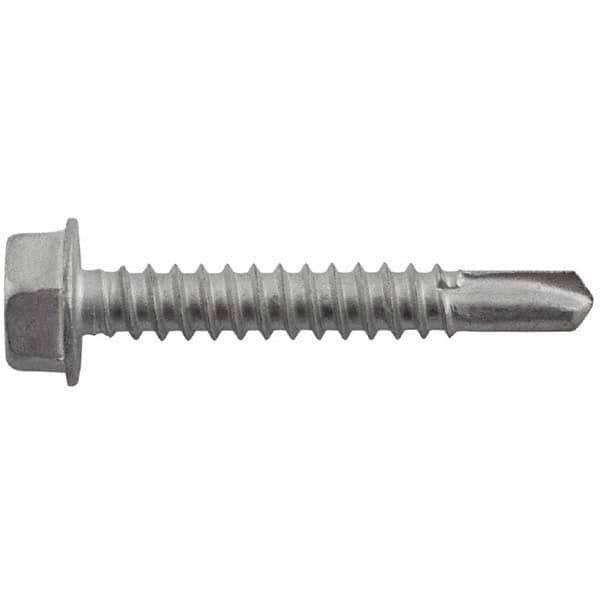 DeWALT Anchors & Fasteners - 5/16, Hex Washer Head, Hex Drive, 1-1/4" Length Under Head, #3 Point, Self Drilling Screw - Exact Tooling