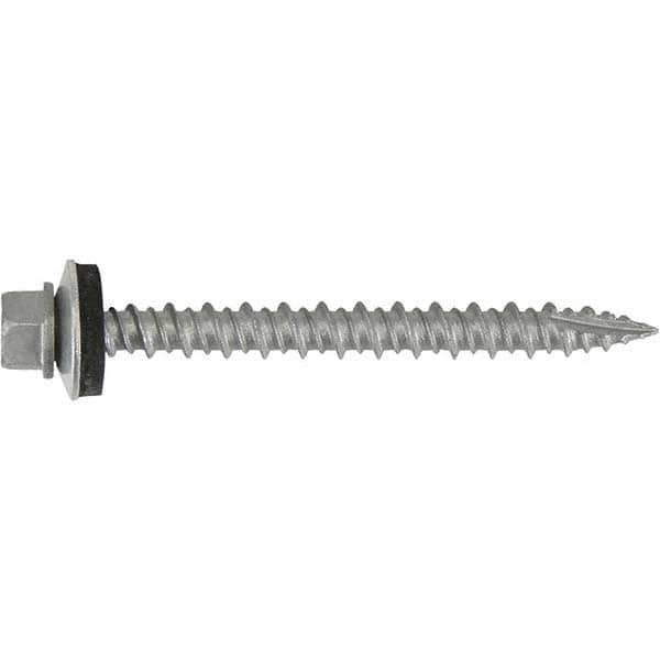 DeWALT Anchors & Fasteners - #10-16, Hex Washer Head, Hex Drive, 1-1/2" Length Under Head, #17 Point, Self Drilling Screw - Exact Tooling