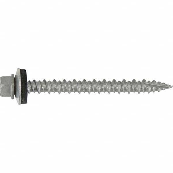 DeWALT Anchors & Fasteners - #10-16, Hex Washer Head, Hex Drive, 3" Length Under Head, #17 Point, Self Drilling Screw - Exact Tooling