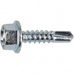 DeWALT Anchors & Fasteners - #10-16, Hex Washer Head, Hex Drive, 3/4" Length Under Head, #3 Point, Self Drilling Screw - Exact Tooling