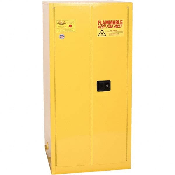 Eagle - Safety Cabinets Hazardous Chemical Type: Flammable and Combustible Liquids Color: Yellow - Exact Tooling
