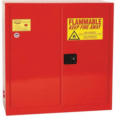 Eagle - Safety Cabinets Hazardous Chemical Type: Flammable and Combustible Liquids Color: Red - Exact Tooling