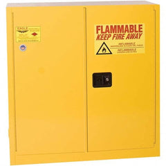 Eagle - Safety Cabinets Hazardous Chemical Type: Flammable and Combustible Liquids Color: Yellow - Exact Tooling