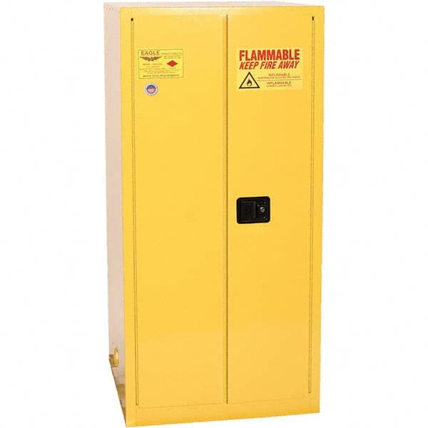 Eagle - Safety Cabinets Hazardous Chemical Type: Flammable and Combustible Liquids Color: Yellow - Exact Tooling