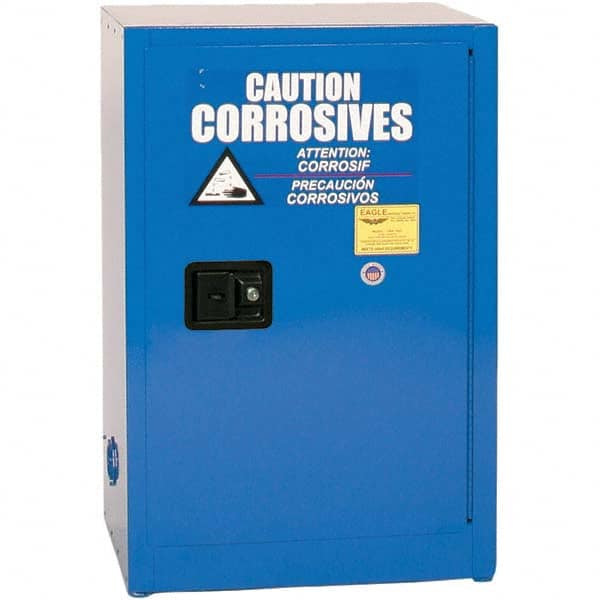 Eagle - Safety Cabinets Hazardous Chemical Type: Corrosive Chemicals Color: Royal Blue - Exact Tooling