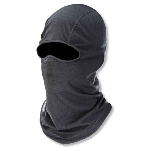 6824 Black Wool Blend Balaclava - Exact Tooling